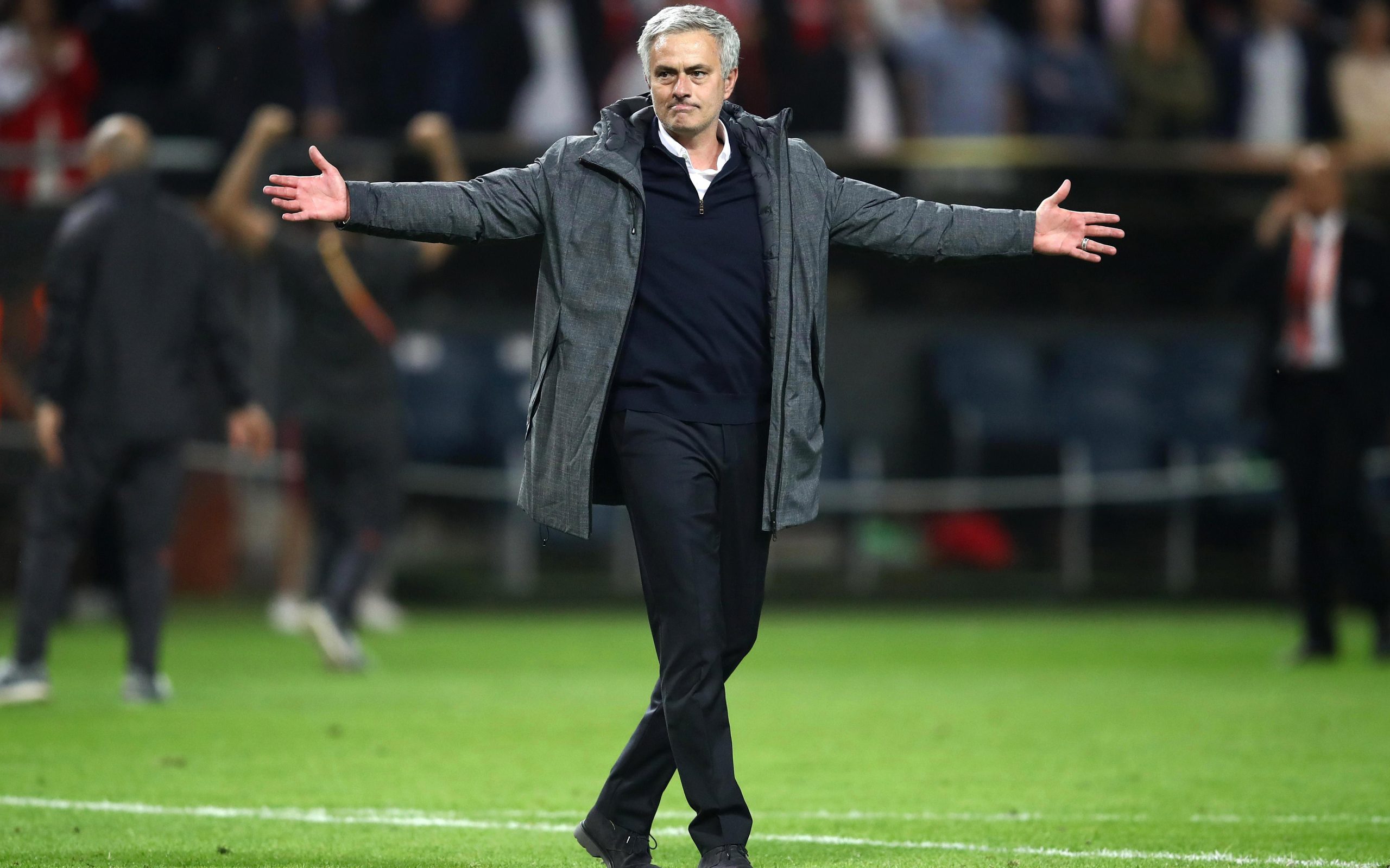 L'allenatore della Roma José Mourinho