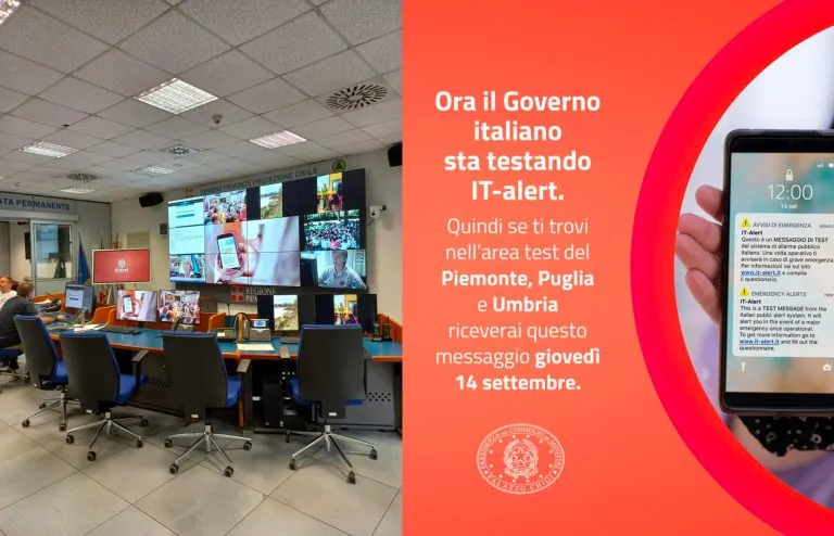 Test di IT-Alert Piemonte – Successo nel Sistema di Allarme Pubblico