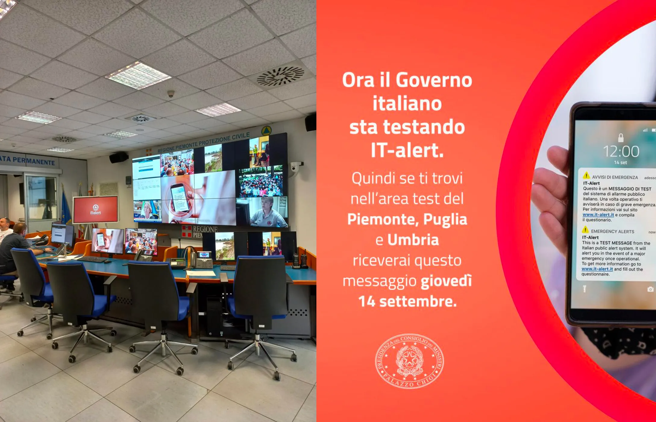 Test di IT-Alert Piemonte – Successo nel Sistema di Allarme Pubblico