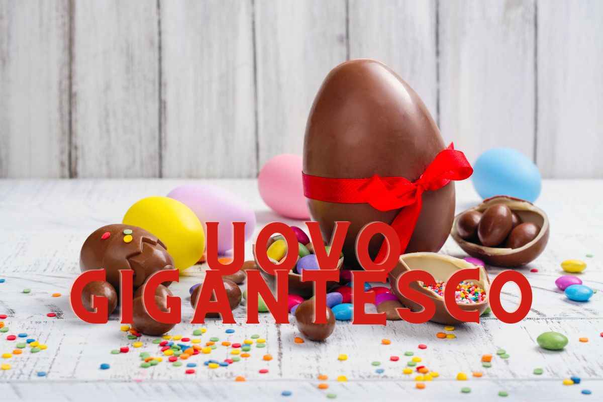 uovo pasqua gigante